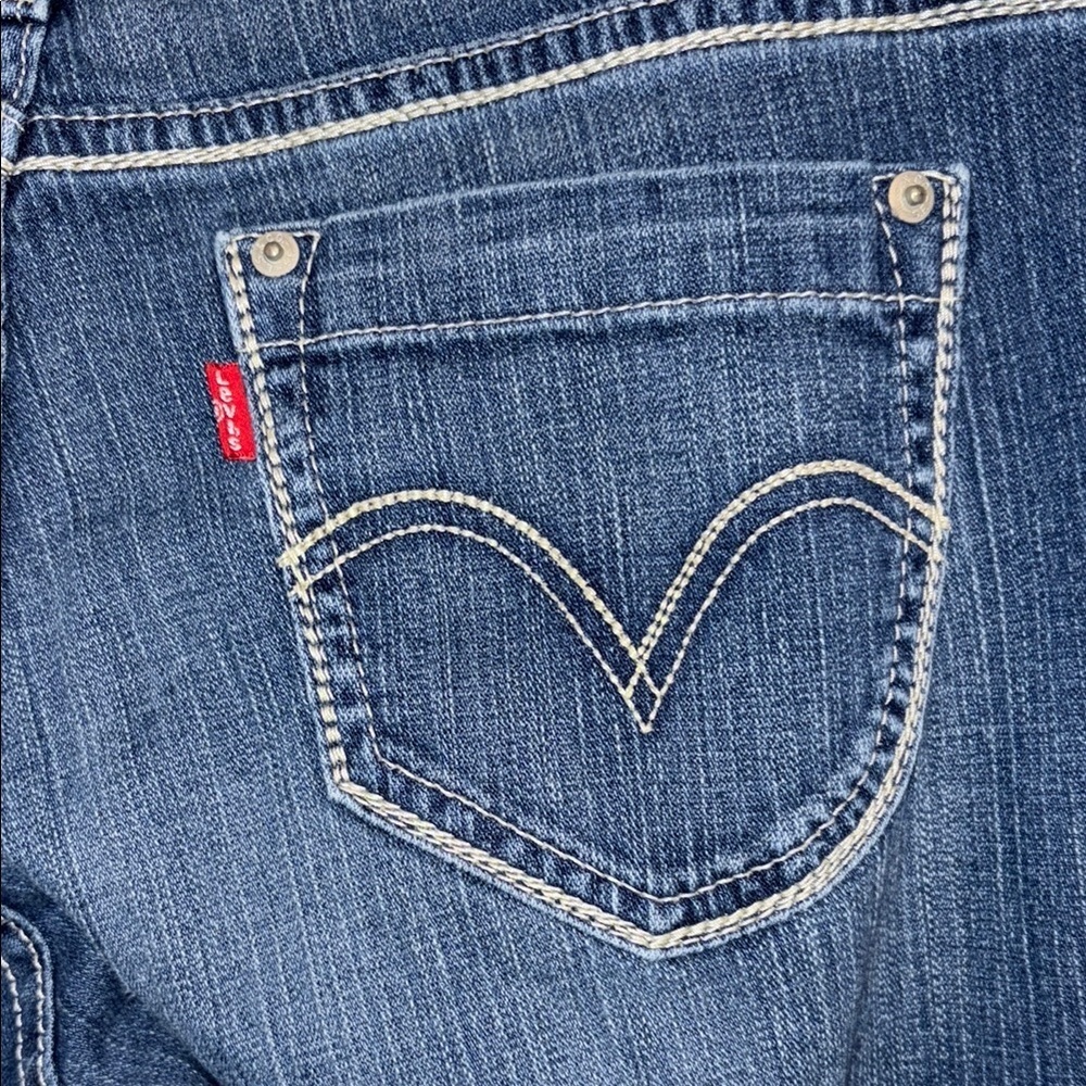 Levi's Women's Boot Cut Jeans - Dark Blue - Picture 7 of 7